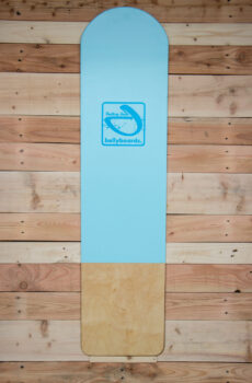 light blue 3/4 top bellyboard