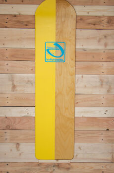 Yellow 1/2 split bellyboard